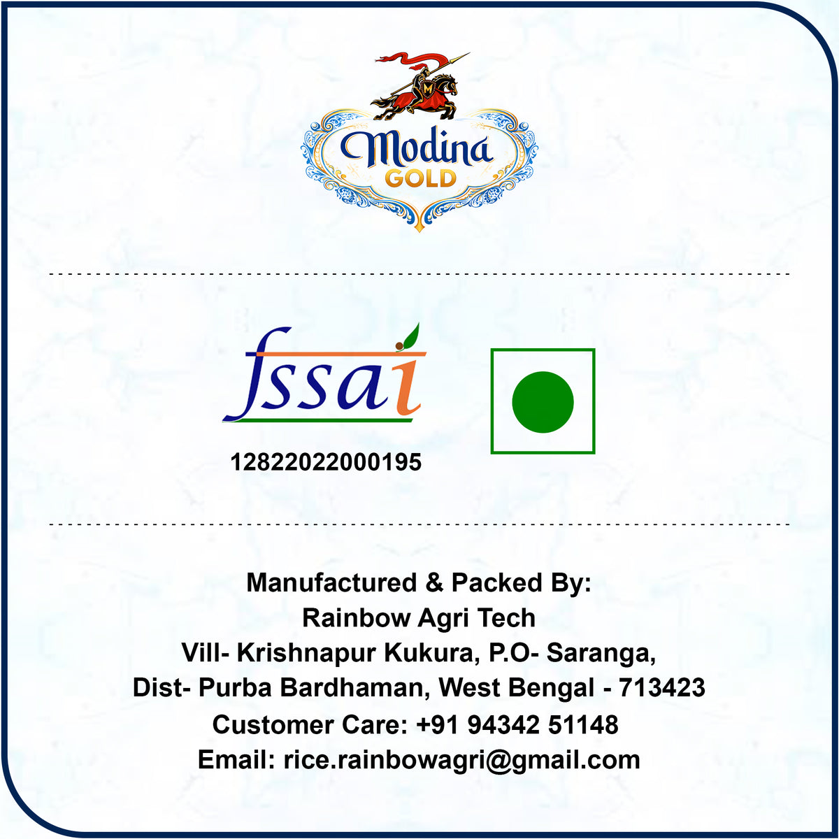 Modina Gold Premium Quality Silky Sortex Banskathi Rice (5 Kg)