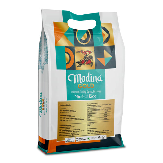 Modina Gold Premium Quality Sortex Husking Miniket Rice (10 Kg)