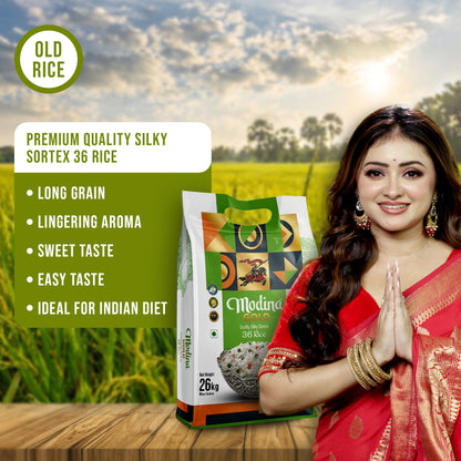 Modina Gold Quality Silky Sortex 36 Rice (26 Kg)