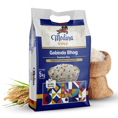 Modina Gold Premium Quality Gobindobhog Rice (5 Kg)