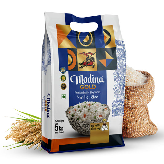 Modina Gold Premium Quality Silky Sortex Miniket Rice (5 Kg)